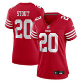Upton Stout San Francisco 49ers Women's Team Game Jersey - Scarlet - Nike
