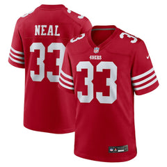 Siran Neal San Francisco 49ers Team Game Jersey - Scarlet - Nike