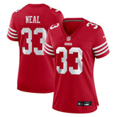 Siran Neal San Francisco 49ers Women's Team Game Jersey - Scarlet - Nike