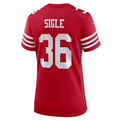 Marques Sigle San Francisco 49ers Women's Team Game Jersey - Scarlet - Nike