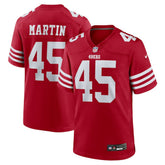 Nick Martin San Francisco 49ers Team Game Jersey - Scarlet - Nike