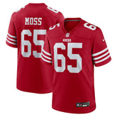 Drew Moss San Francisco 49ers Team Game Jersey - Scarlet - Nike