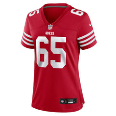 Drew Moss San Francisco 49ers Women's Team Game Jersey - Scarlet - Nike