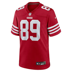 Luke Farrell San Francisco 49ers Team Game Jersey - Scarlet - Nike