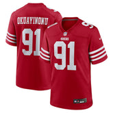 Sam Okuayinonu San Francisco 49ers Team Game Jersey - Scarlet - Nike