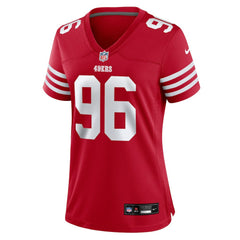 Jordan Jefferson San Francisco 49ers Women's Team Game Jersey - Scarlet - Nike