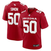 Cody Simon Arizona Cardinals Team Game Jersey - Cardinal - Nike
