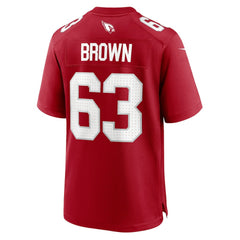 Evan Brown Arizona Cardinals Team Game Jersey - Cardinal - Nike
