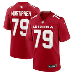 PJ Mustipher Arizona Cardinals Team Game Jersey - Cardinal - Nike