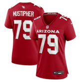 PJ Mustipher Arizona Cardinals Women's Team Game Jersey - Cardinal - Nike