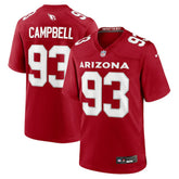 Calais Campbell Arizona Cardinals Team Game Jersey - Cardinal - Nike
