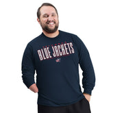Columbus Blue Jackets G-III Sports by Carl Banks Adaptive Mesh Effect Long Sleeve T-Shirt - Navy | NHL discount