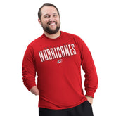 Carolina Hurricanes G-III Sports by Carl Banks Adaptive Mesh Effect Long Sleeve T-Shirt - Red | NHL online