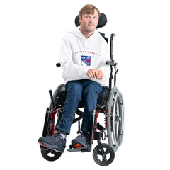 New York Rangers G-III Sports by Carl Banks Adaptive Classic Team Arc Fleece Hoodie - White | NHL Clearance