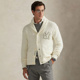 New York Yankees Polo Ralph Lauren Wool Shawl Button-Up Cardigan Sale