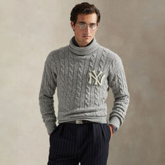 New York Yankees Polo Ralph Lauren Wool Turtleneck Sweater Online