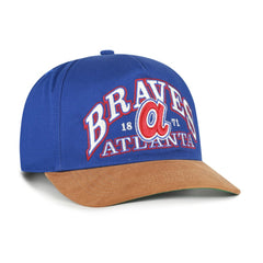 Atlanta Braves '47 Cooperstown Break Wood Suede Hitch Adjustable Hat for sale