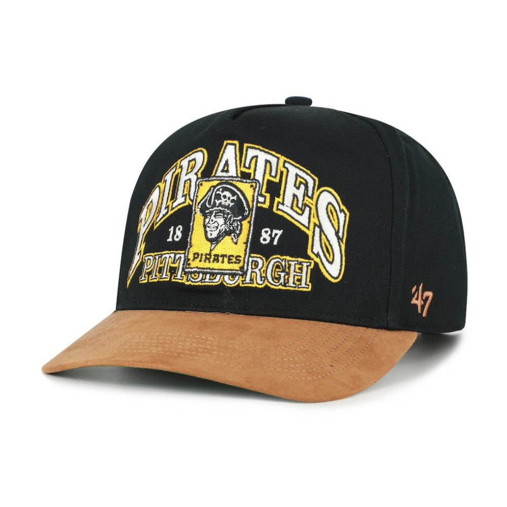 Pittsburgh Pirates '47 Cooperstown Break Wood Suede Hitch Adjustable Hat Online