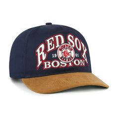 Boston Red Sox '47 Cooperstown Break Wood Suede Hitch Adjustable Hat Discount