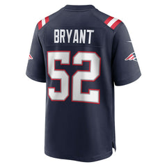 Marcus Bryant New England Patriots Team Game Jersey - Navy - Nike