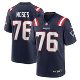 Morgan Moses New England Patriots Team Game Jersey - Navy - Nike