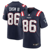 Efton Chism III New England Patriots Team Game Jersey - Navy - Nike