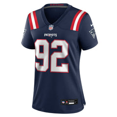 Joshua Farmer New England Patriots Women's Team Game Jersey - Navy - Nike