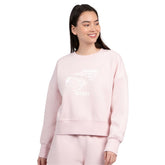 Detroit Red Wings Starter Women's Boxy Cropped Sweatshirt - Pink | NHL Lifestyle