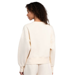 Anaheim Ducks Starter Women's Boxy Cropped Sweatshirt - Cream | NHL Clearance