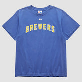 Milwaukee Brewers Majestic 2000s T-Shirt Sale