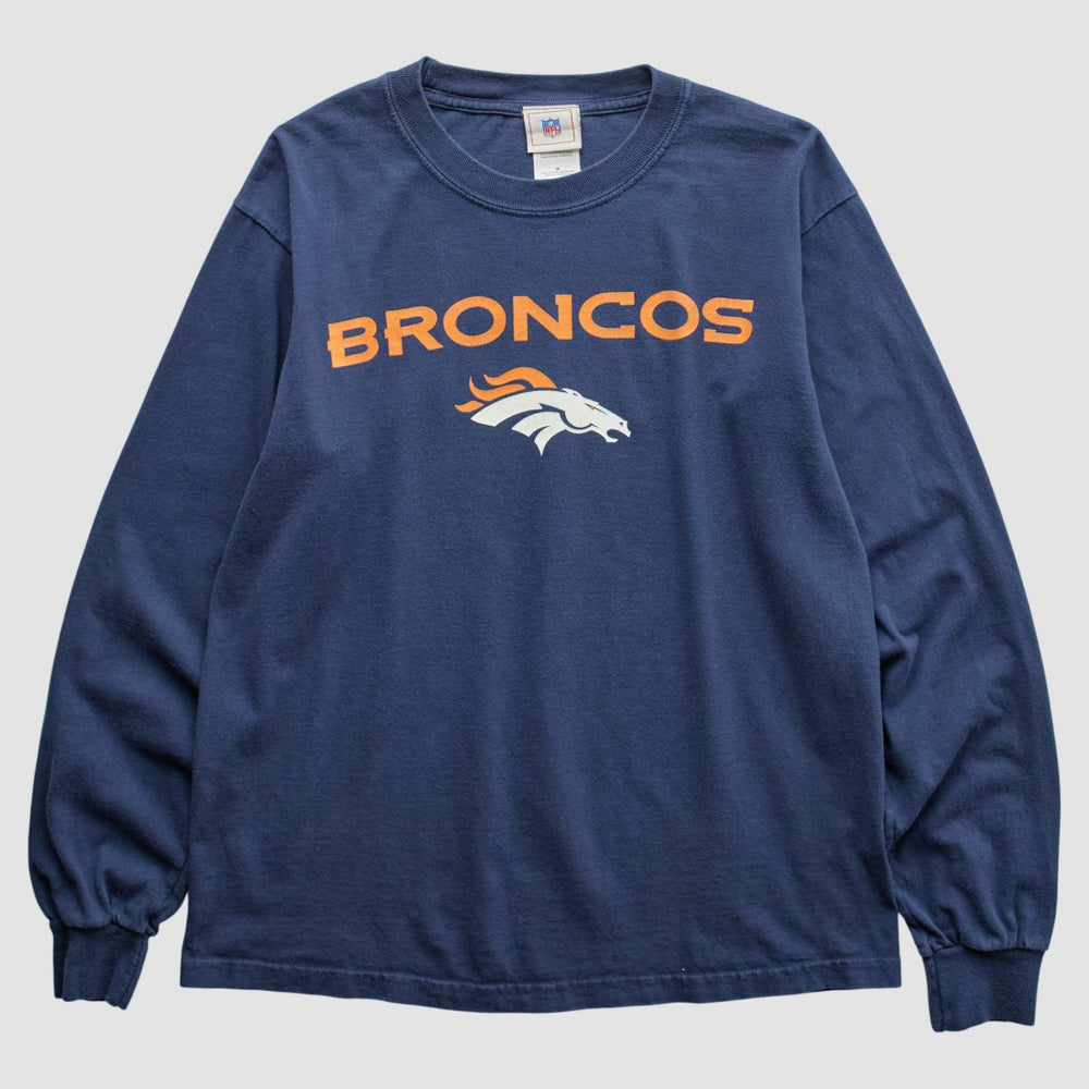 Denver Broncos NFL 2000s T-Shirt - Navy Vintage - Fanatics