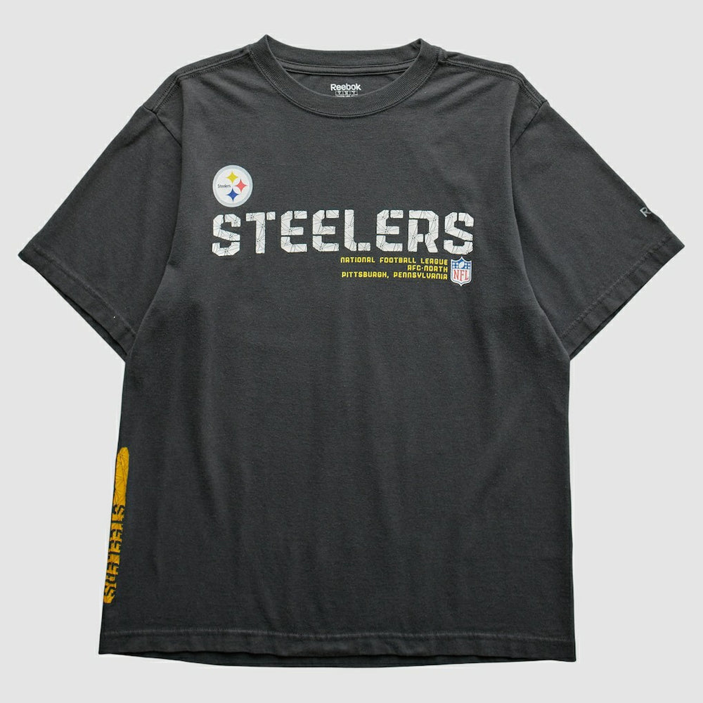 Pittsburgh Steelers Reebok 2000s T-Shirt - Black Vintage - Fanatics