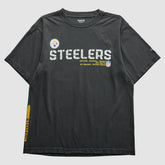 Pittsburgh Steelers Reebok 2000s T-Shirt - Black Vintage - Fanatics
