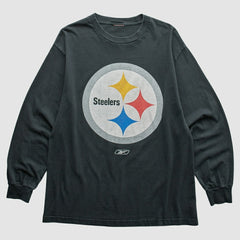 Pittsburgh Steelers Reebok 2000s T-Shirt - Black Vintage - Fanatics