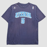 Adidas Utah Jazz 2006 T-Shirt Navy Vintage