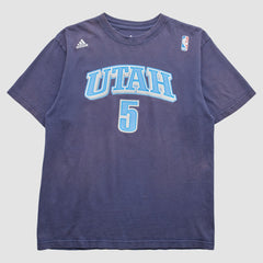 Adidas Utah Jazz 2006 T-Shirt Navy Vintage