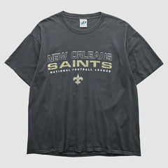 New Orleans Saints Dynasty 2000s T-Shirt - Black Vintage - Fanatics