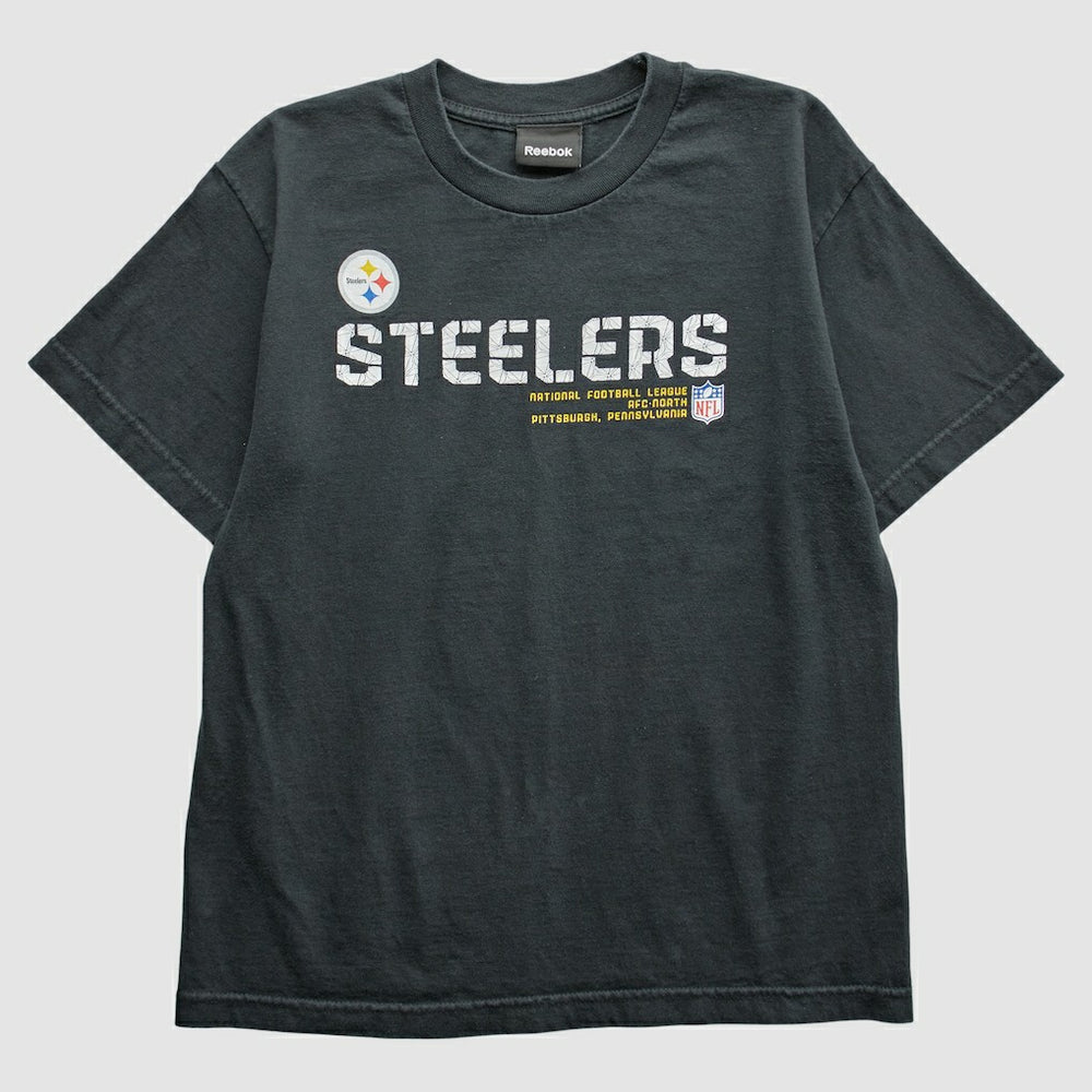 Pittsburgh Steelers Reebok 2000s T-Shirt - Black Vintage - Fanatics
