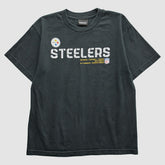 Pittsburgh Steelers Reebok 2000s T-Shirt - Black Vintage - Fanatics
