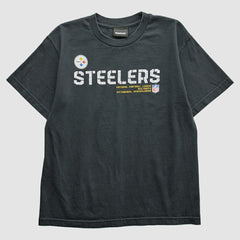 Pittsburgh Steelers Reebok 2000s T-Shirt - Black Vintage - Fanatics