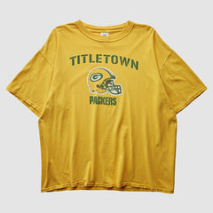 Green Bay Packers NFL 2000s T-Shirt - Yellow Vintage - Fanatics