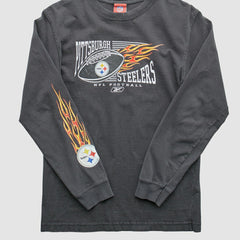 Pittsburgh Steelers NFL 2000s T-Shirt - Gray Vintage - Fanatics