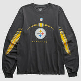 Pittsburgh Steelers Reebok 2000s T-Shirt - Black Vintage - Fanatics