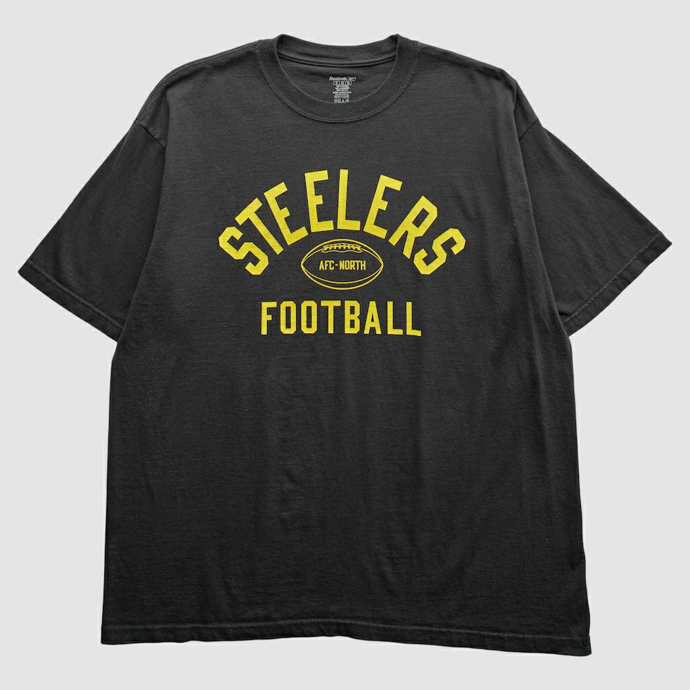 Pittsburgh Steelers Reebok 2000s T-Shirt - Black Vintage - Fanatics