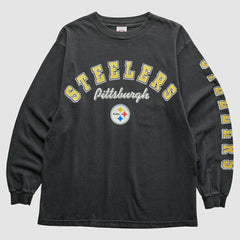 Pittsburgh Steelers 2000s T-Shirt - Black Vintage - Fanatics