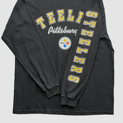Pittsburgh Steelers 2000s T-Shirt - Black Vintage - Fanatics