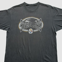 Pittsburgh Steelers 90s T-Shirt - Gray Vintage - Fanatics