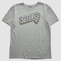 Pittsburgh Steelers Reebok 2000s T-Shirt - Gray Vintage - Fanatics