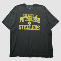Pittsburgh Steelers Reebok 2000s T-Shirt - Black Vintage - Fanatics