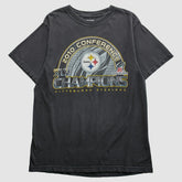 Pittsburgh Steelers Reebok 2010 T-Shirt - Black Vintage - Fanatics